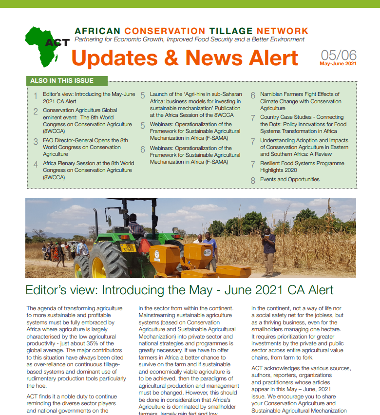 ACT News Alert: May-June 2021 - ACT Network