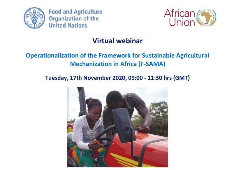 Webinar 1: Introducing F-SAMA including the Africa-Mechanize Platform